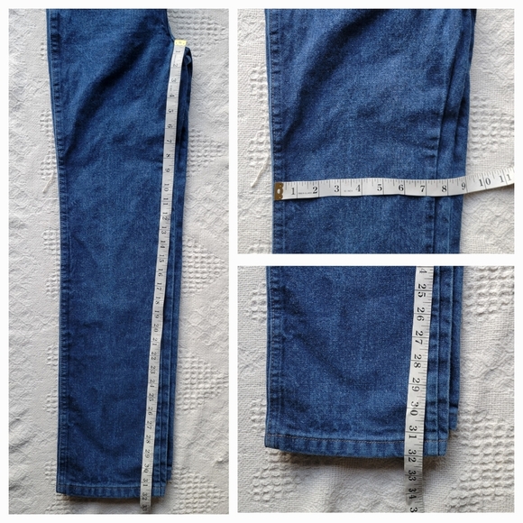 Levi's High-Waisted Distress Straight Leg Denim Casual Vintage Style Jean - Picture 8 of 9